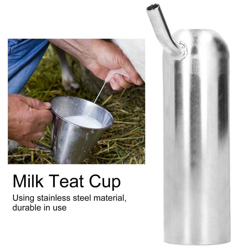 Stainless Steel Milk Teat Cup Milking Machine Accessory Milker Parts For Dairy Cattle Cow Livestock Supplies Farm