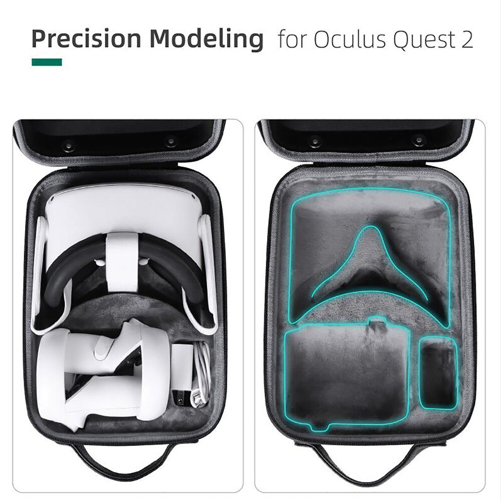 Hard Travel Case for Oculus Quest 2 Handbag Waterproof Storage Bag Portable Suitcase for Oculus Quest 2 VR Accessories