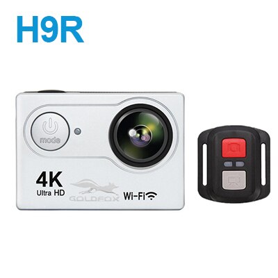 H9r action kamera  hd 4k wifi 2 inch 170d vandtæt vandtæt hjelm videooptagelse dv recoder sports cam med fjernbetjening: Sølv