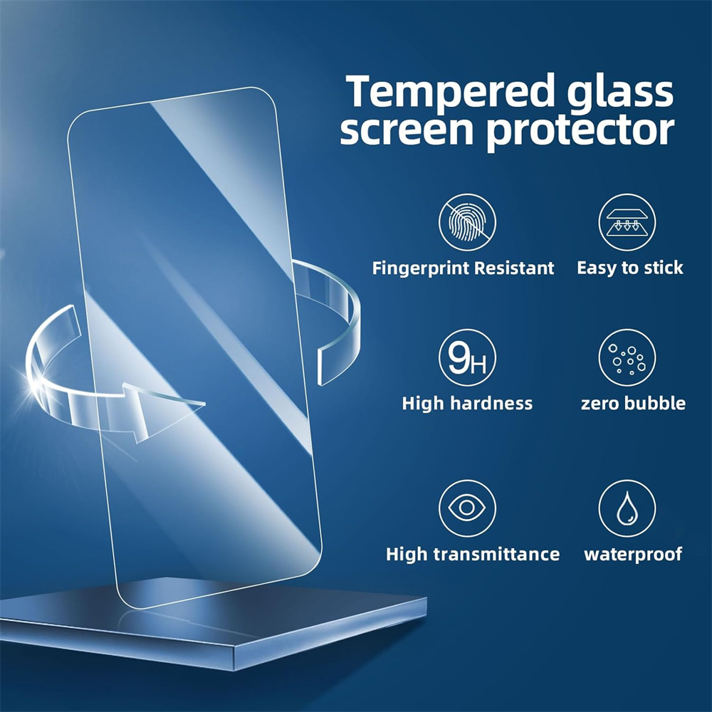 3PCS Transparant beschermglas voor Xiaomi Redmi Note 14 13 12 11 10 Pro Screenprotector Redmi 13C 12C 10C HD frontfilm Redmi Note14 5G Protector Glass Redmi Note 13 Pro 5G telefoonglas