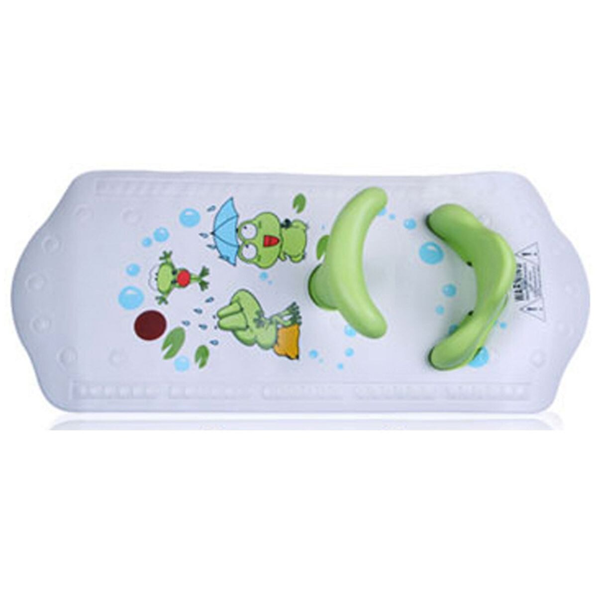 Tapis de bain bébé avec siège de douche bébé coussin de baignoire Support arrière antidérapant sécurité confortable chaise bébé siège de bain: Black