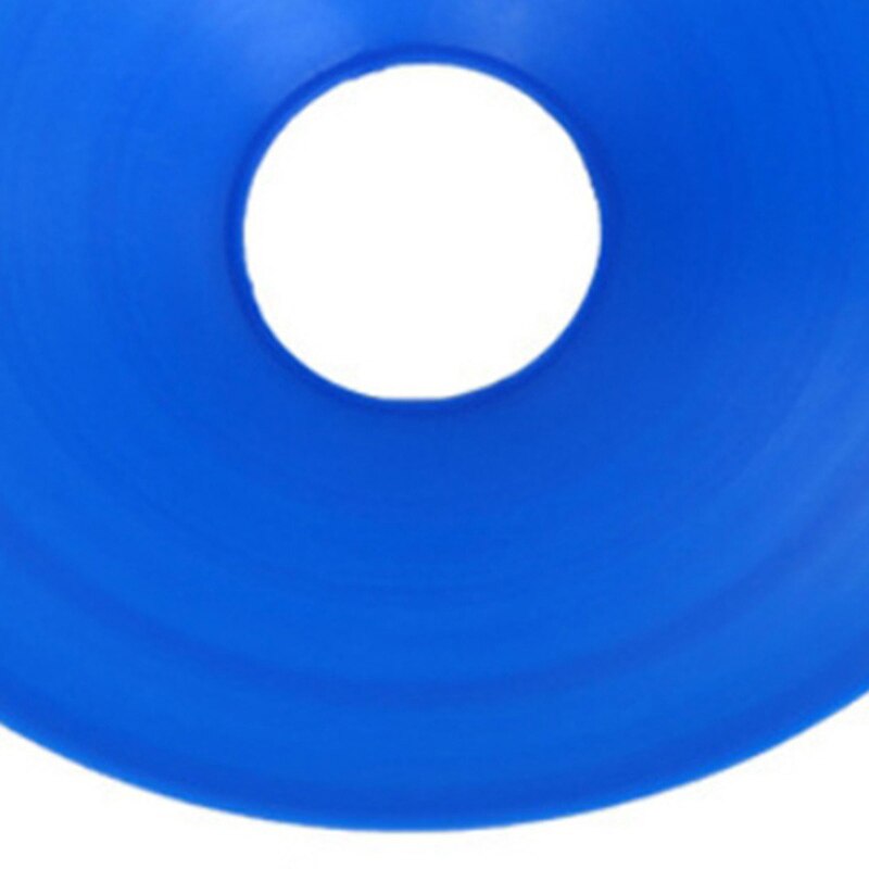 50Pcs Multicolor Voetbal Training Disc Cone Voetbal Veld Mark Training Disc Sport Accessoires Blauw