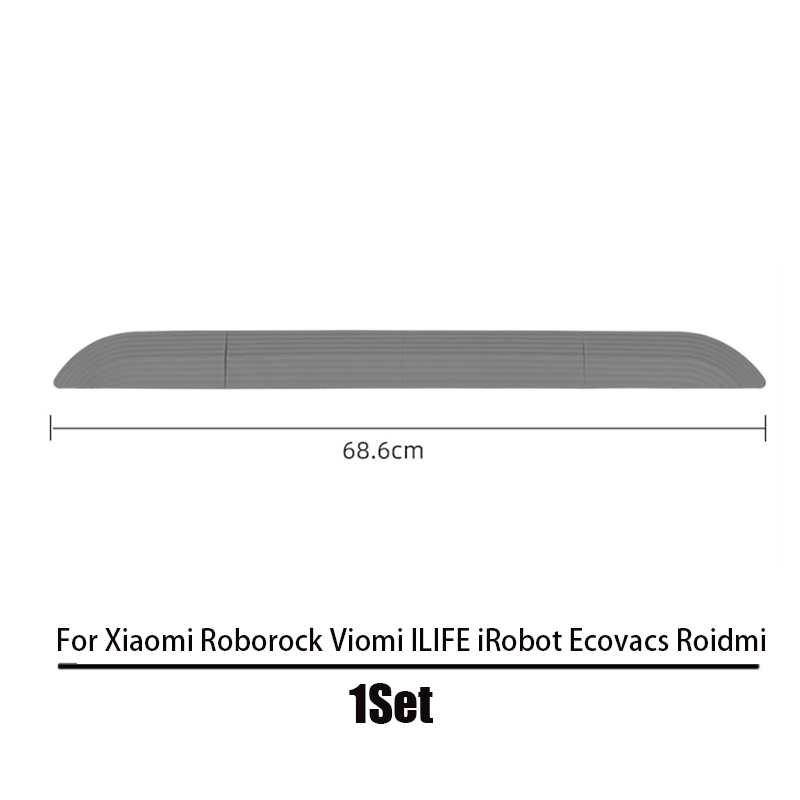 Para ILIFE Xiaomi Roborock iRobot Roomba Robot barredora alféizar barra paso rampa estera de escalada accesorios de repuesto: Amarillo claro