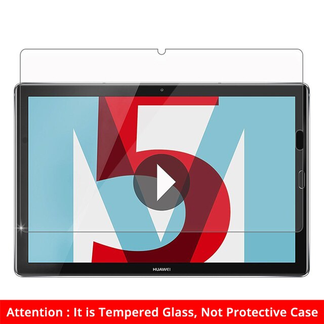 Funda para Huawei MediaPad M5 10,8 CMR-AL09/W09/W19 delgada Folio Flip soporte PU Funda de cuero Funda inteligente para Huawei M5 Pro 10,8 Funda: Glass Film(Not Case)