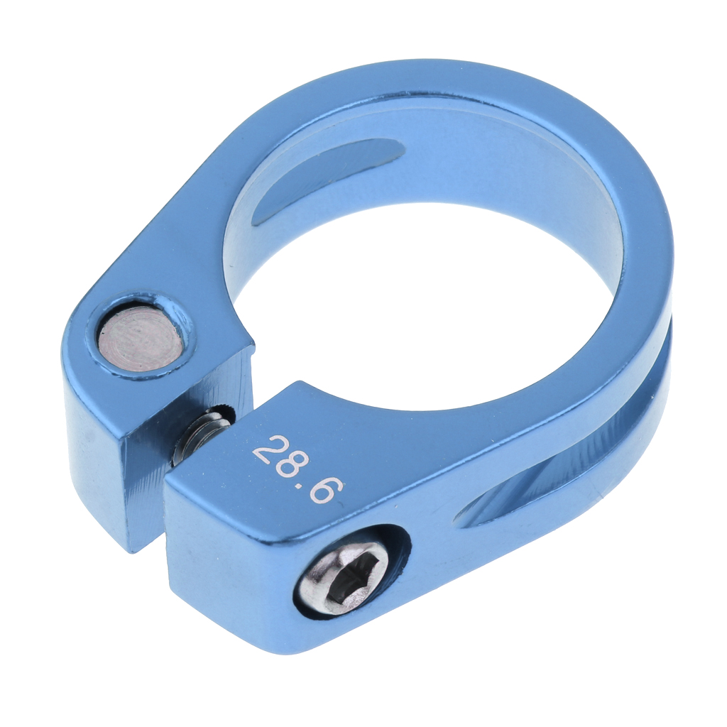 Aluminum Alloy Kids Bike Seatpost Clamp Balance Push Scooter Seat Post Saddle Tube Clip for 25.4/27.2 mm Saddle Tubes for MTB