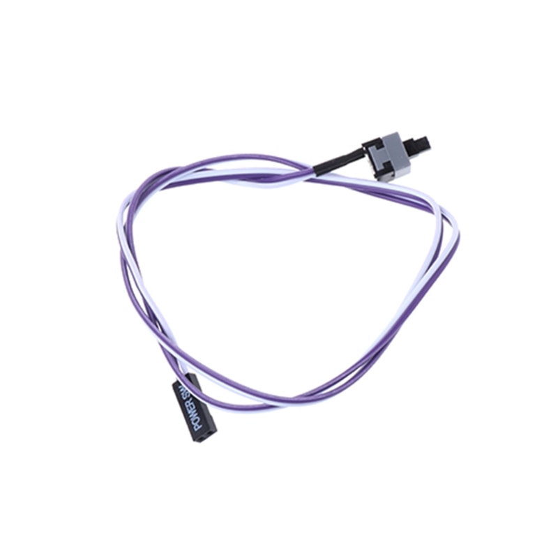 Los PC Computer Desktop ATX Power On Supply Reset Cable Cord Switch Connector