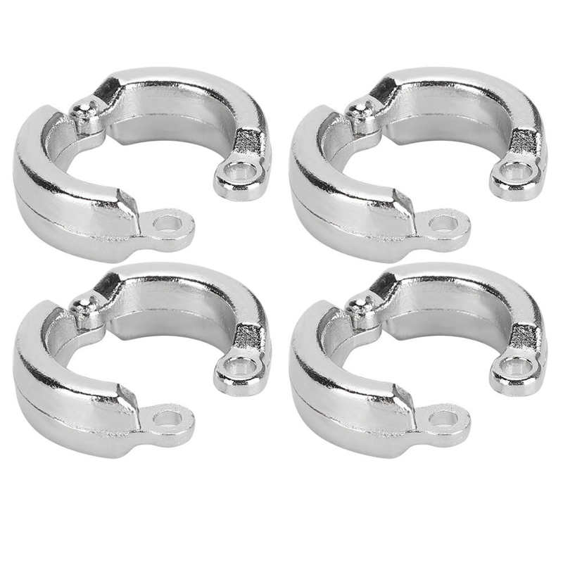 10Pcs Alloy Bird Parrots Foot Outdoor Fly Training Activity Foot Opening Clip Bird Cage Accessory