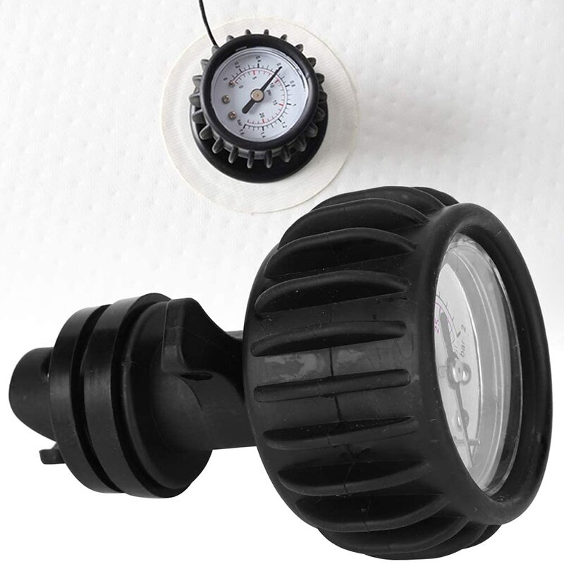30PSI Barometer Measuring Inflatable Boat Air Pressure Indicator High Pressure Hand Pump Accessories Kayak Air Valve