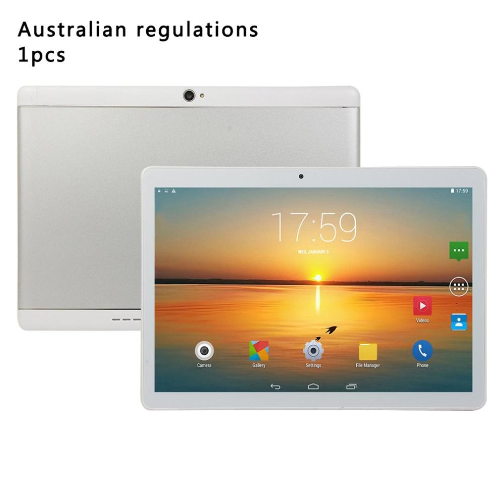 10 Inch Tablet Computer Ips Hd Screen Wireless Gps Android Tablet Ips Hd Screen 10-Inch Tablet Pc Round Hole: Silver AU