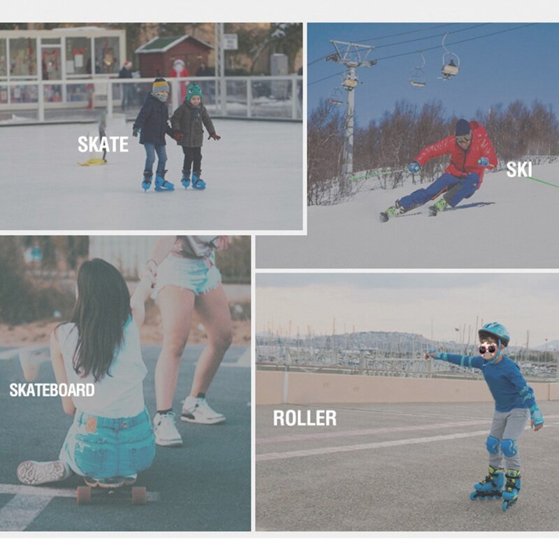 Beskyttelsesshorts bukser til ski skate børn butt hip snowboard rulleskøjteløb