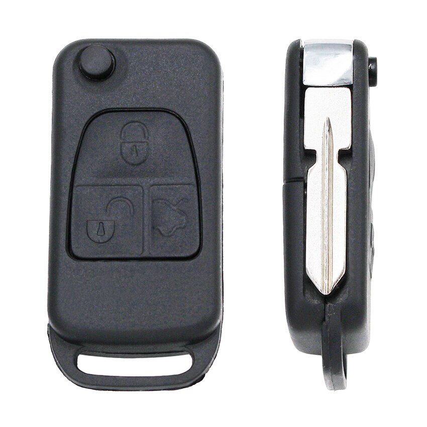 Bilnøkkel Skall til Mercedes Benz - Uskåret Blad HU39/HU64 - 7x3x2cm: 3b hu39