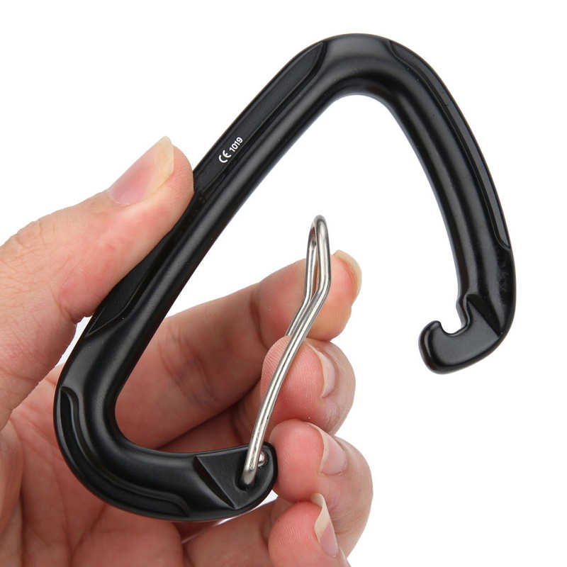 Klimmen Gesp Type Veiligheid Karabijnhaak Klimmen Haak Wandelen Bearing Lock Gesp Quick Opknoping Supplies Karabijnhaak Clip