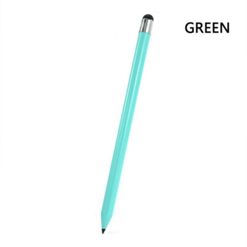 Runde Kopf Dünne Spitze Doppel Zweck berühren Kuli Stift berühren Kuli 16,5 cm für Kapazitive Bildschirm widerständig Bildschirm für IPad für IPhone: Grün