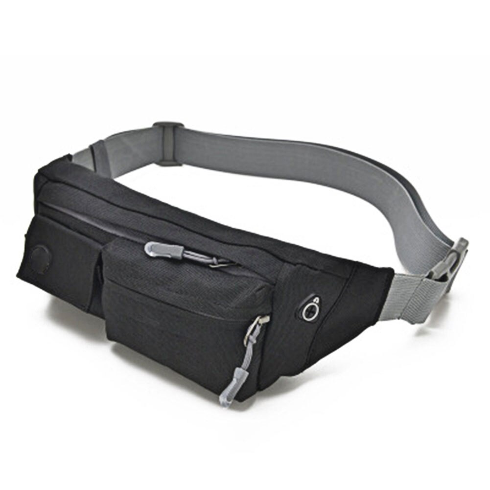 Talje taske rejselommer bryst skulder taske med separate lommer justerbart bånd til træning b 2 cshop: Brun
