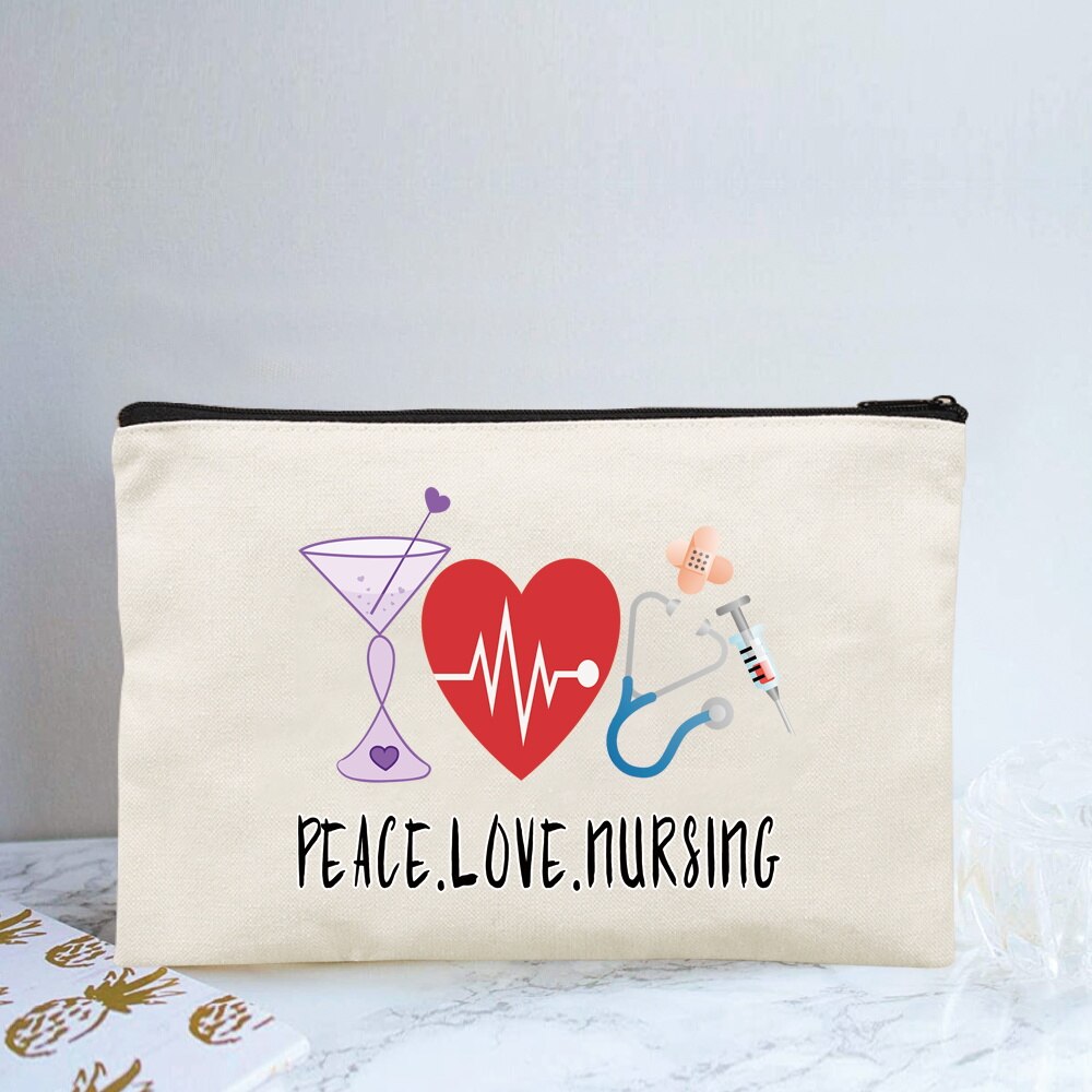 Torby kosmetyczne kobieta kosmetyczka plaża pielęgniarka serii organizator podróży Case makijaż Bagi Party Bagd prezent ślubny Lady makijaż przypadki: Nurse 003