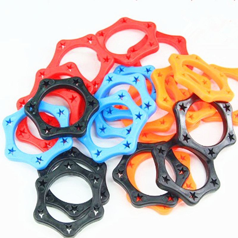 Anello antirotolamento in silicone da 30 pezzi, accessori per supporto per microfono portatile wireless Anello di protezione per microfono per attrezzature KTV DJ: Black