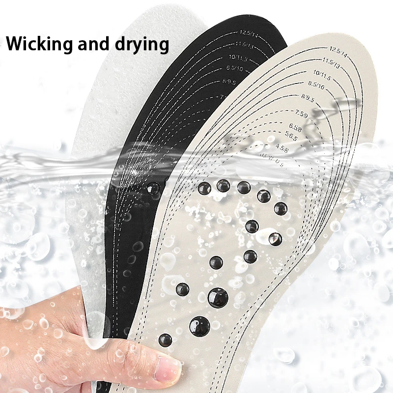 1 paio Terapia magnetica Massaggio Sottopiede Piede Massaggio dei punti di agopuntura Solette Memory Foam Suola Soletta per alleviare l'affaticamento delle gambe delle donne degli uomini