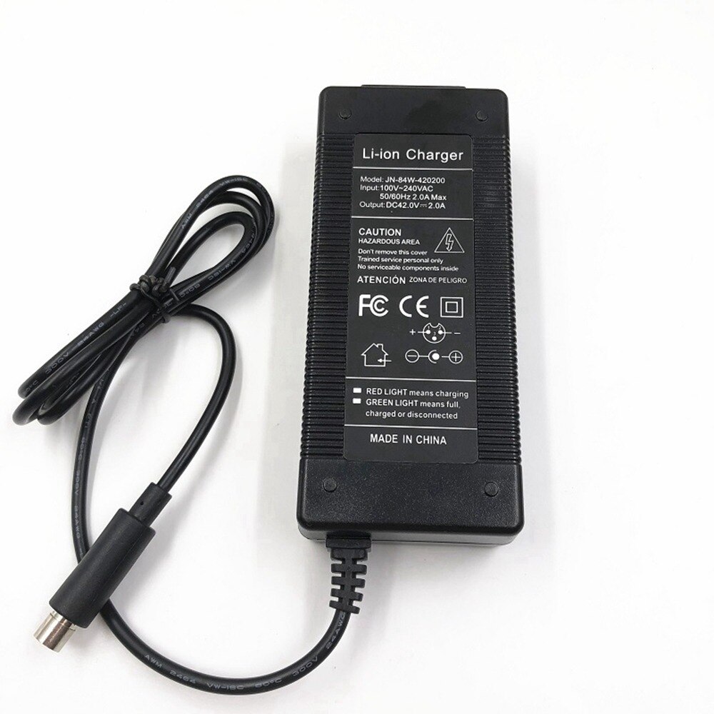 EU/AU/UK/US Plug Elektrische Scooter Power Adapter 42 V 2A Oplader voor Mijia M365/ vogel Scooter