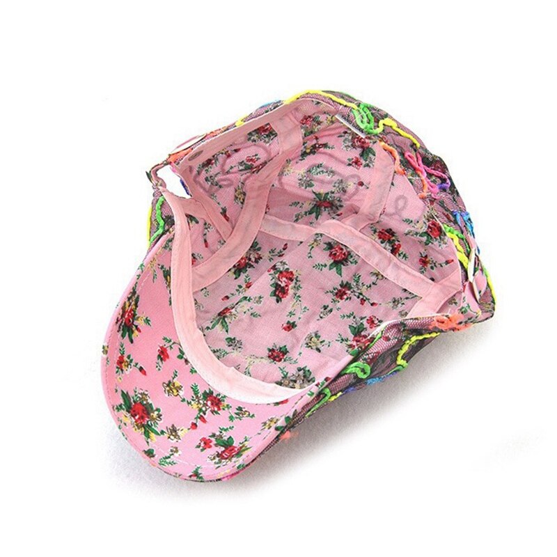 Floral Newsboy Cap Women Attractive Lace Beret Hat Summer Breathable Mesh Flat Caps Gorras Mujer Duckbill Hats For Girls