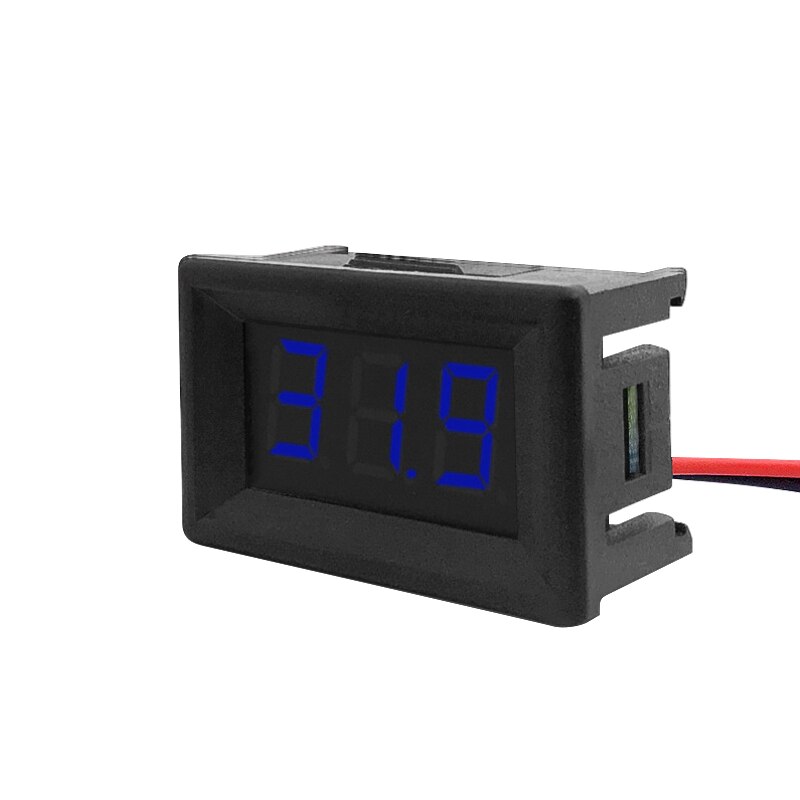 Digital Voltmeter DC 4,5 V bis 30V Digital Voltmeter Spannung Panel Meter Rot/Blau/Grün Für 6V 12V Elektromobil Motorrad Auto: blue 3.5V-32V