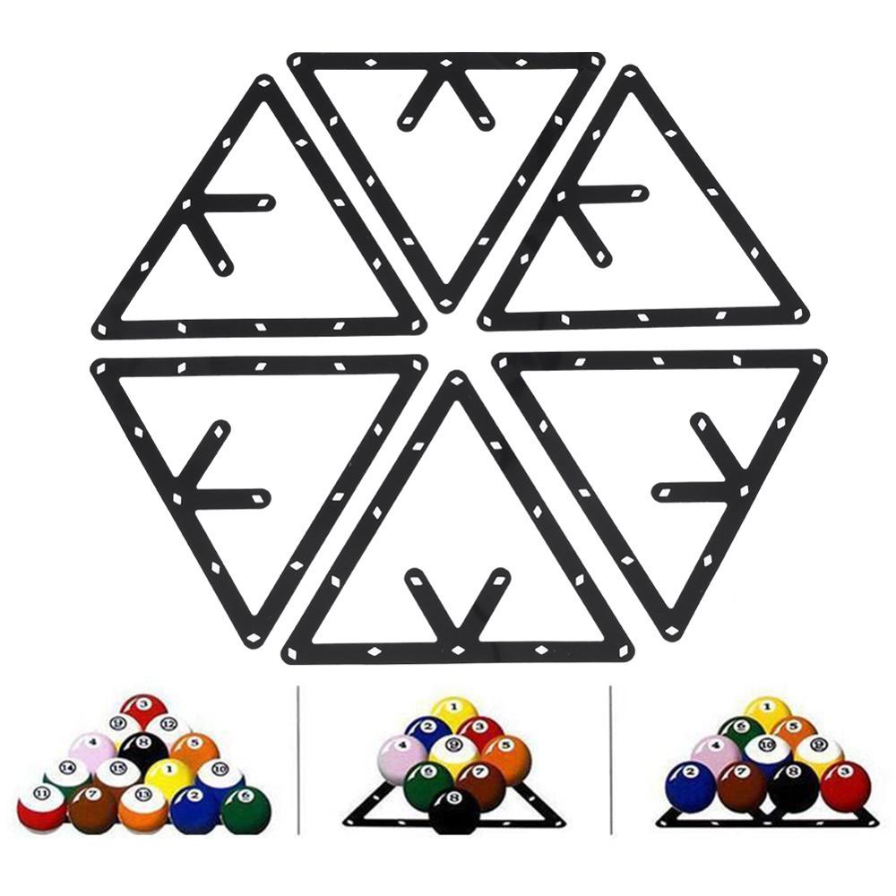 Für 57,2mm Ball billiar Zubehör 6 stücke 8 Ball trete-aus Film Billard Magie Gestell Ball Halfter Blatt Tabelle Ball Papier