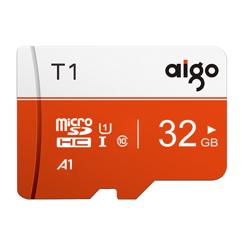 100%  original aigo micro sd kort klass 10 tf kort 16gb 32gb 64gb 128gb 256gb max 80mb/ s minneskort för samrtphone och bordsdator
