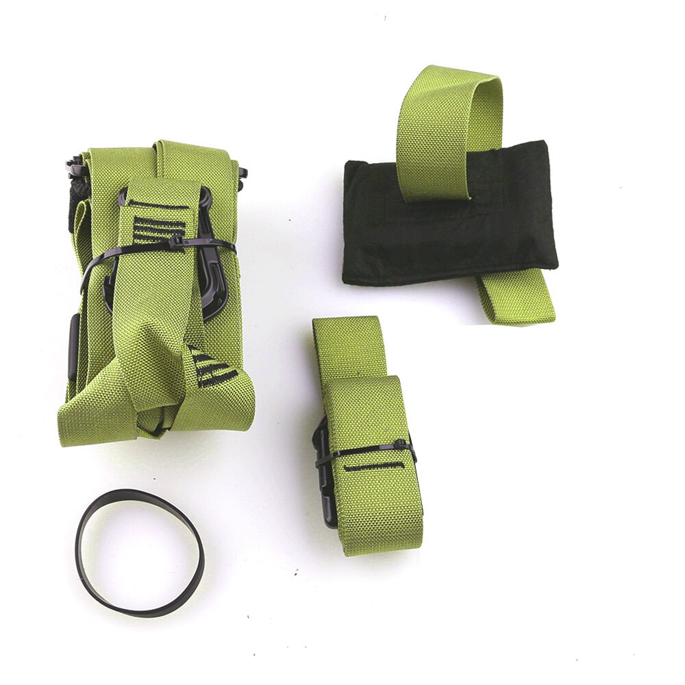 P4 hängande bälte träning gym hem träning suspension träning stretching elastiska remmar fitness band banda resistencia fitness: P2- gröna