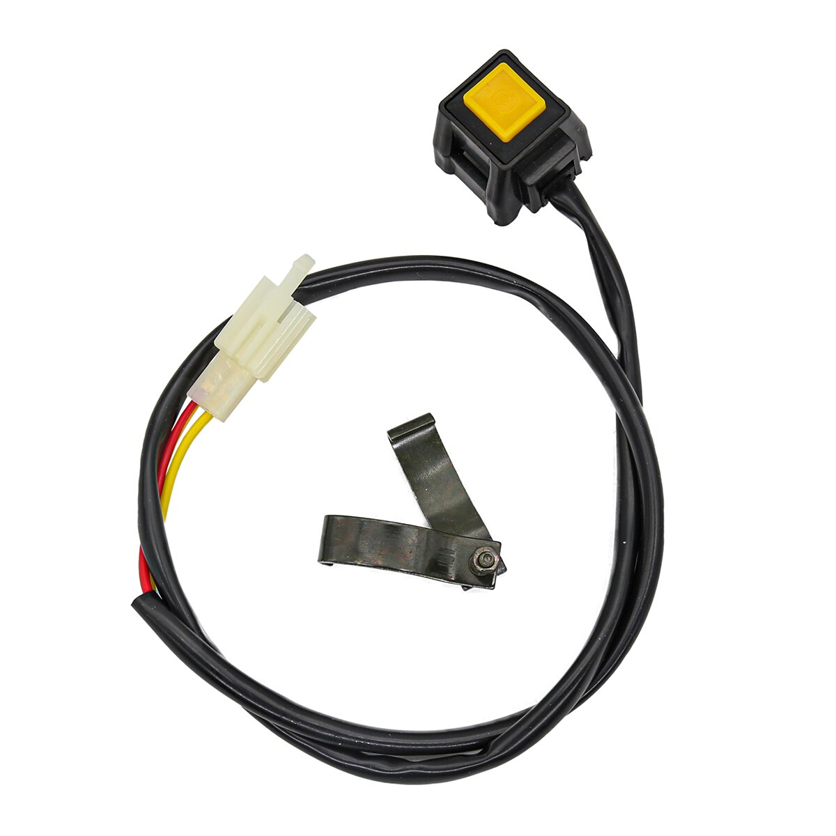 1pcs Motocycle ON OFF Engine Starter Kill Switch Fit For Honda Yamaha Kawasaki Suzuki Kayo Bosuer Husqvarna KTM Dirt Bike: Yellow