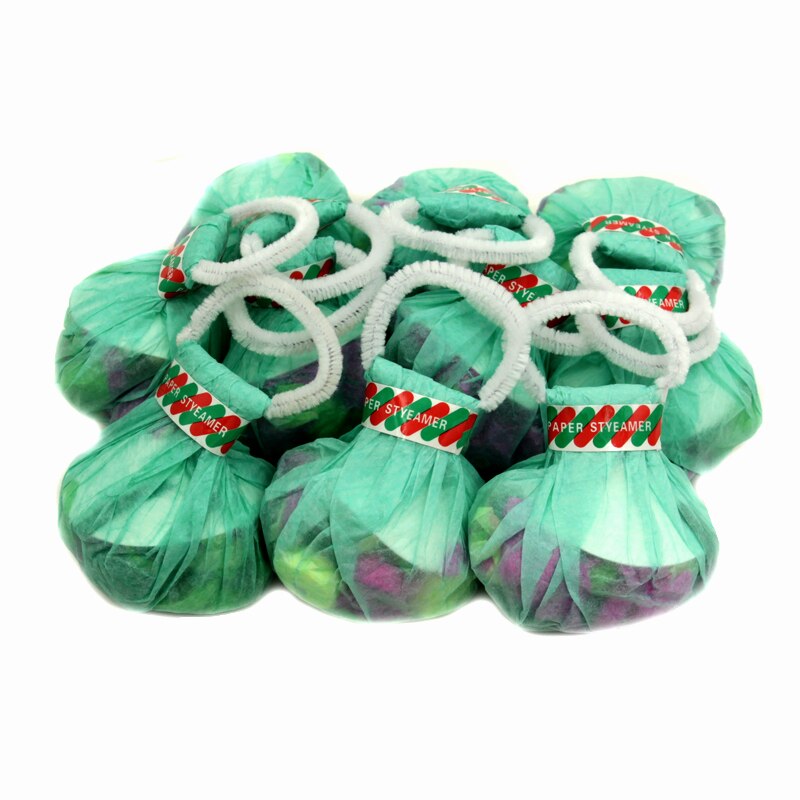 Streamers de Tiro (10 unidades/paquete de 30 hebras), trucos de magia Multicolor o blanco de hilo de araña, accesorios de magia para escenario