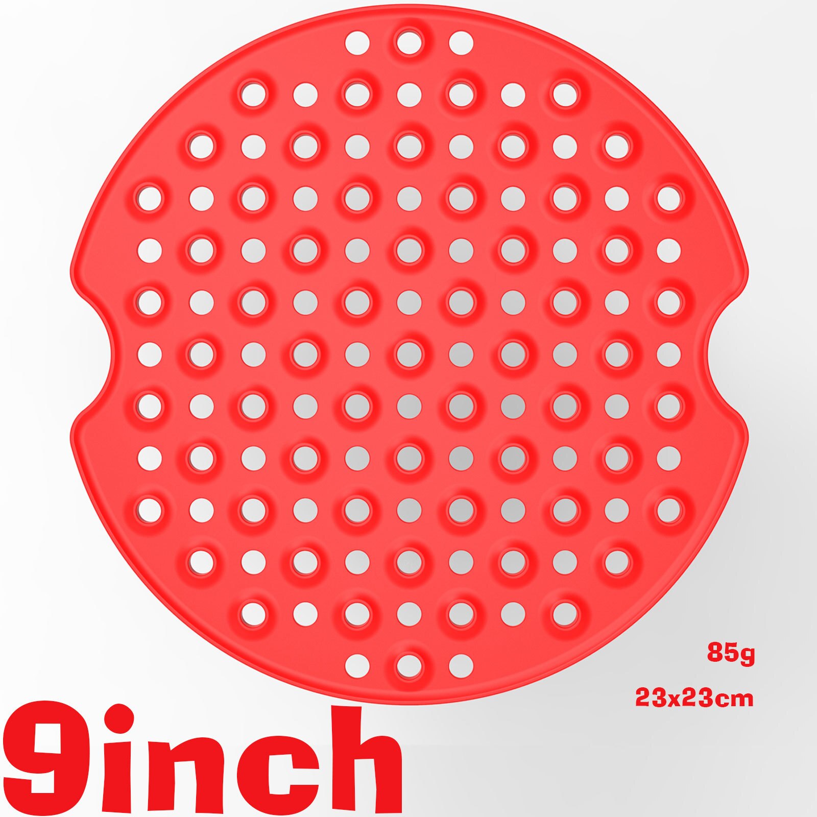 Air Fryer Liner Air Fryer Mat Food Grade Non-Stick Silicone Fryer Basket For 7.5~9-Inch Air Fryers Steamers Kitchen Accessories: 15