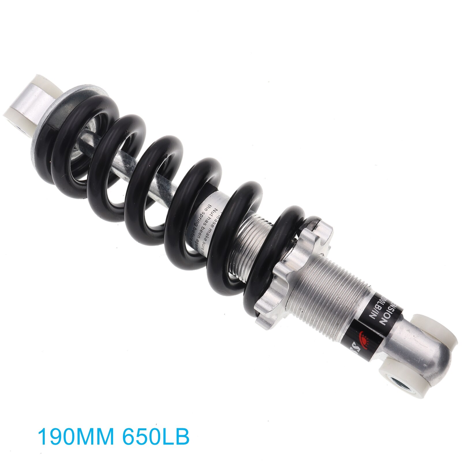 100mm/125mm/150mm/160mm/170mm/180mm/190mm/200mm Hinten Suspension Stoßdämpfer für 47cc 49CC Mini Elektrische Rolle Tasche Fahrrad: 190MM 650LB