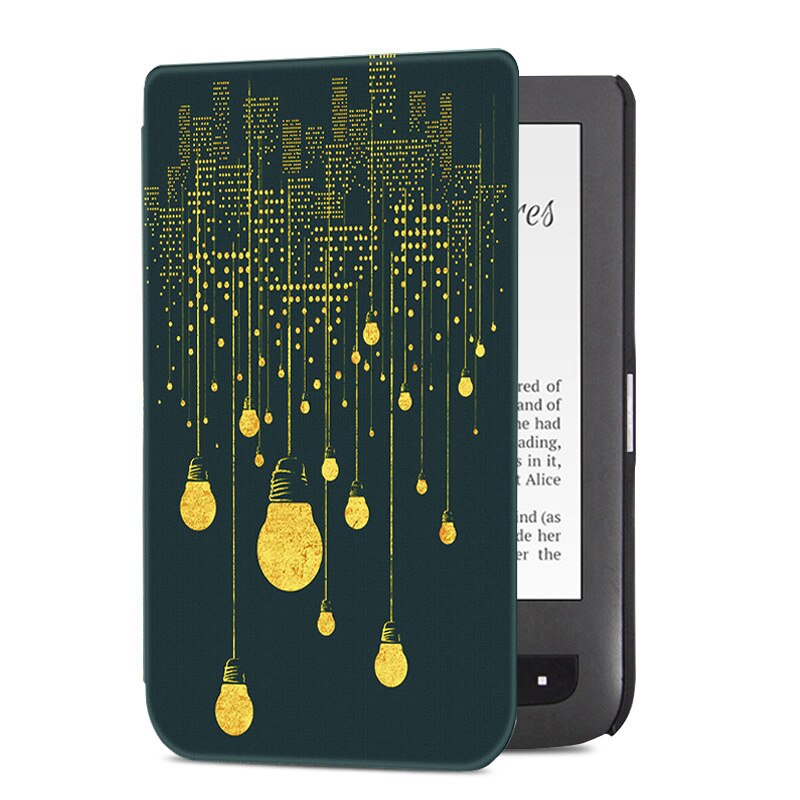 case for Pocketbook Touch Lux 3/PocketBook Basic 3 eReader Lightweight ultrathin shell cover for pocketbook 626/624: City Lights