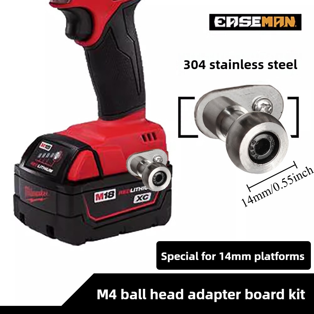 Roestvrij staal multifunctioneel gereedschap Accessoires Driver Boorhouder Haken Draagbare stropdasriemen Snel ophangen elektrisch gereedschapsonderdeel: Grey