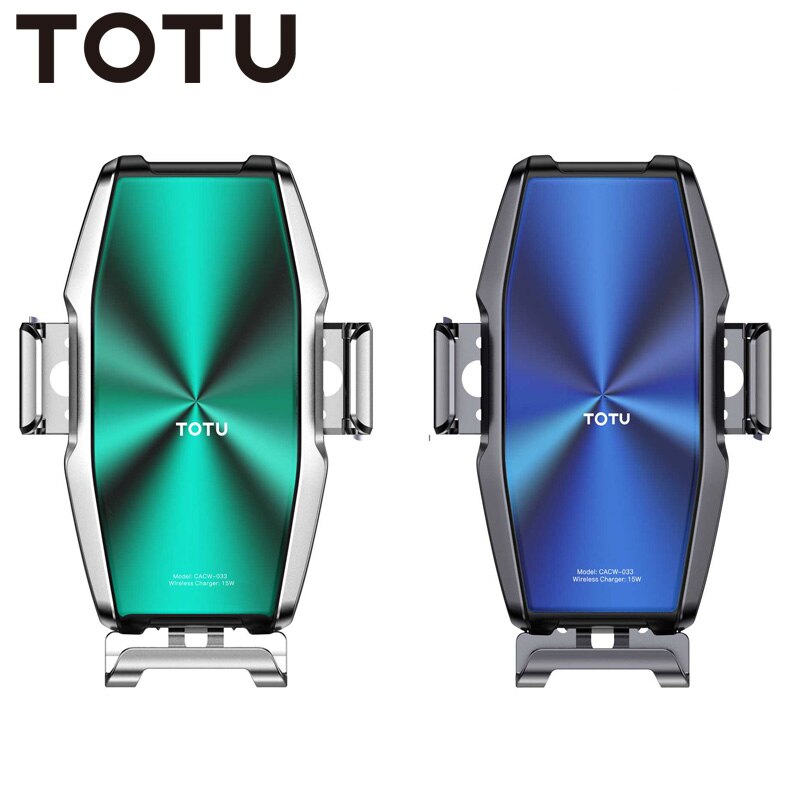 Totu 15W Car Charger Houder Voor Iphone X 11 Draadloze Oplader Mobiele Telefoon Houder Voor Samsung Xiaomi Autolader stand Mount