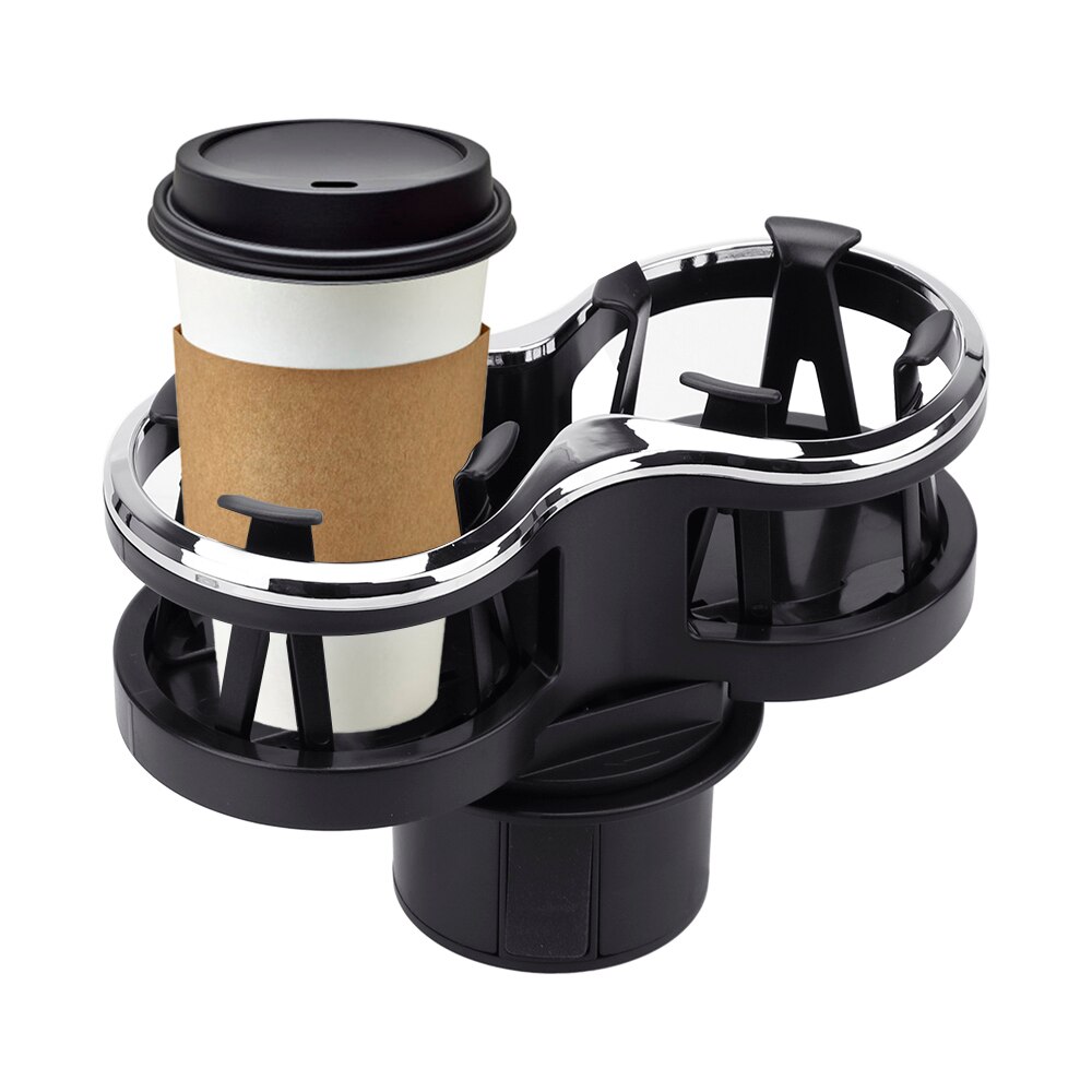 FORAUTO voiture support de verre thé tasse support support double boire porte-bouteille voiture monté support voiture-style lunettes téléphone organisateur