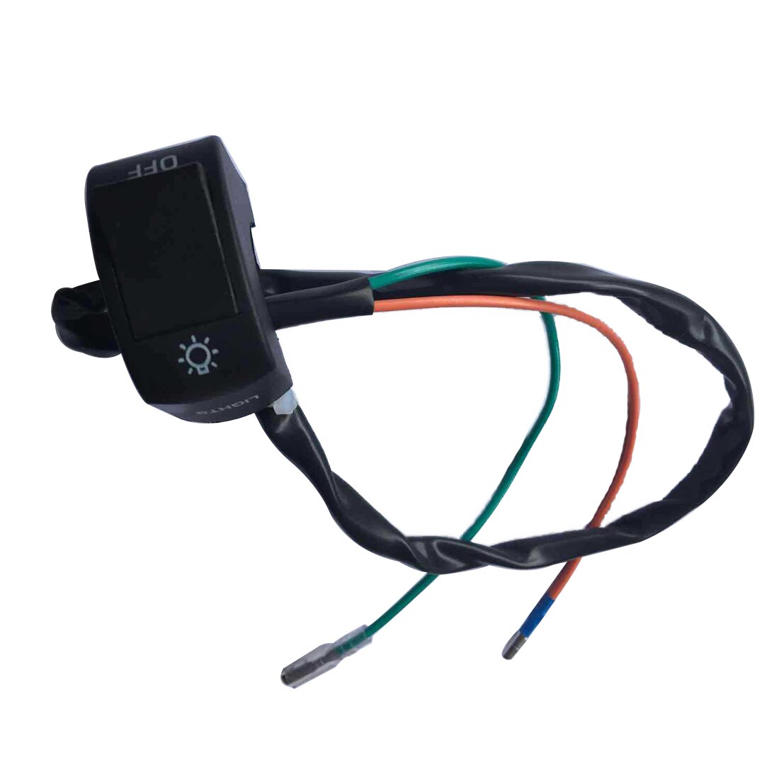 Dewtreetali 1pc7/8 "22mm moto interrupteur guidon réglable montage étanche commutateurs 4 couleurs bouton DC12V pour phare