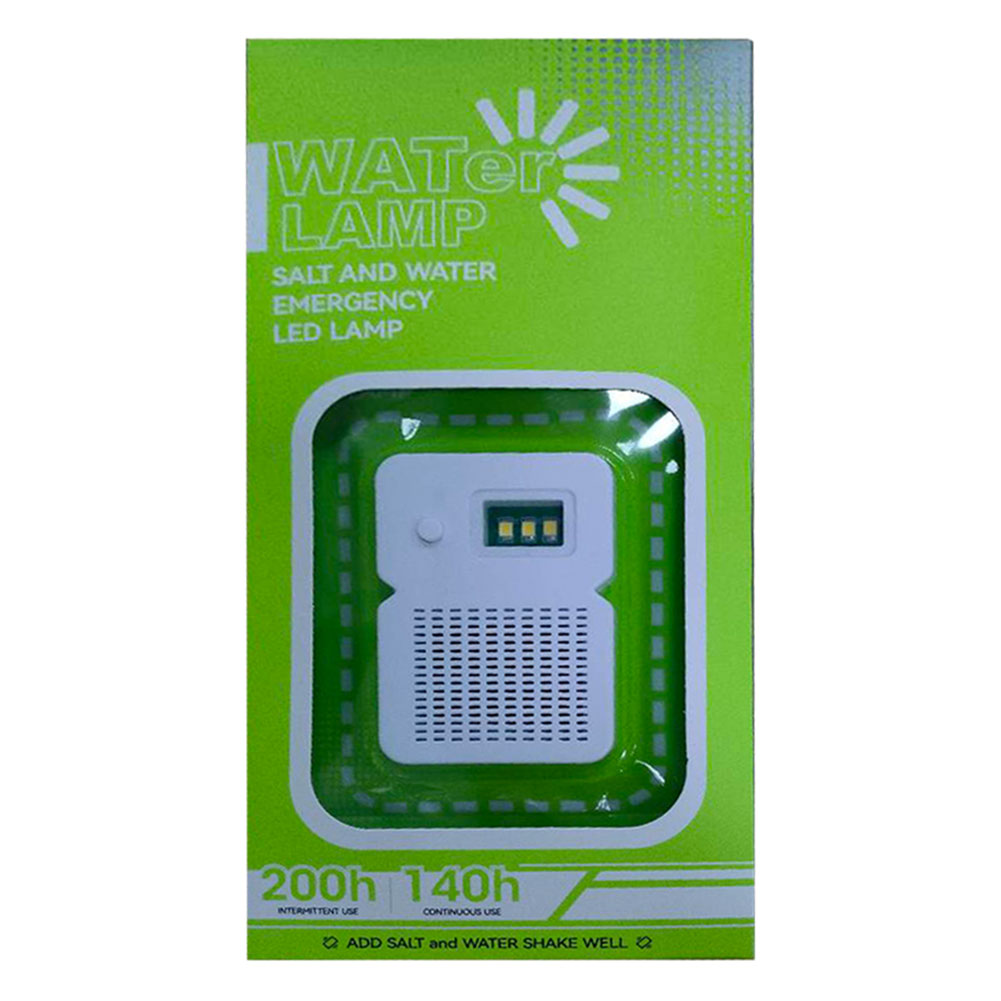 LED Salt Water Emergency Lamp 50 LM Brine Camping Energy Saving Lamp Waterproof Portable Night Fishing Lamp Travel Supplies: green