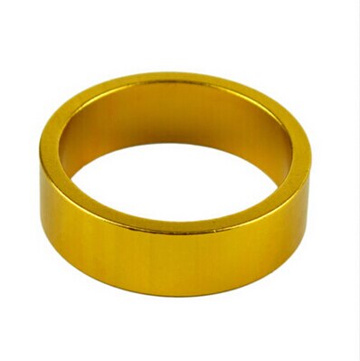 Separador de horquilla de vástago delantero de arandela de auricular de bicicleta de carretera Kit cónico espaciador de auriculares de aleación de aluminio para bicicleta: Gold