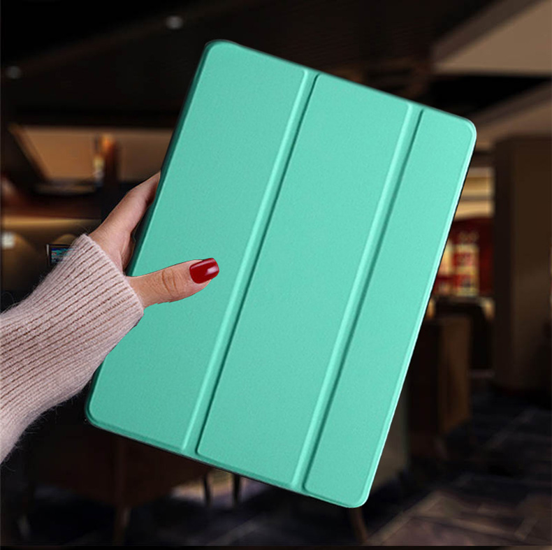 Tablet Case Voor Ipad Mini 3 2 1 Funda Smart Beschermende Shell Voor Ipad Mini 1 Mini 2 Mini 3 Cover Auto Wake Cover Model A1432: Mint green