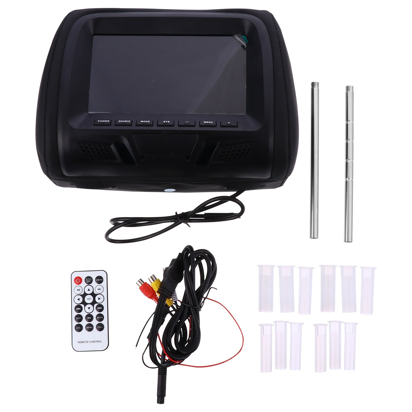 7-inch Car Headrest Display Screen Universal Back Seat Multi-function MP5 Screen