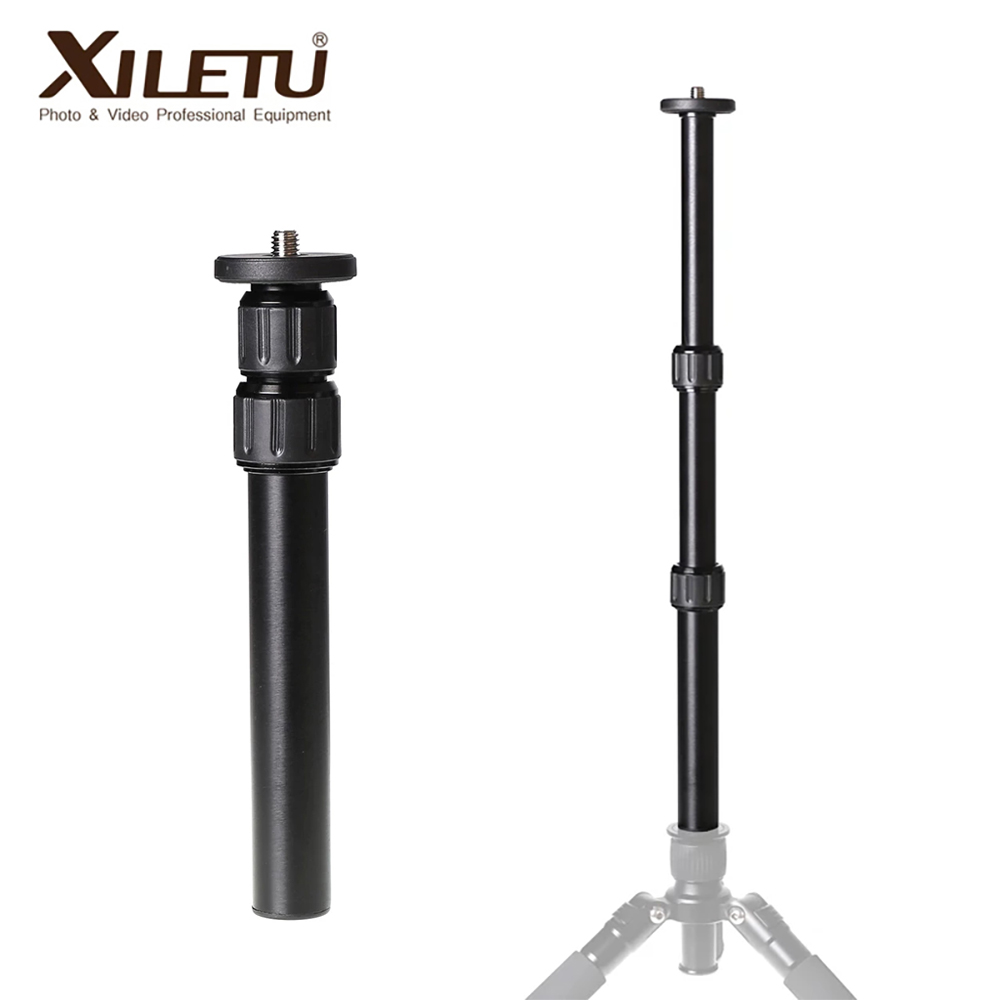 XILETU XM-263A in lega di alluminio asta di prolunga fotocamera Desktop treppiede 3 sezione asse asta di prolunga accessori per XILETU FM5S FM5C