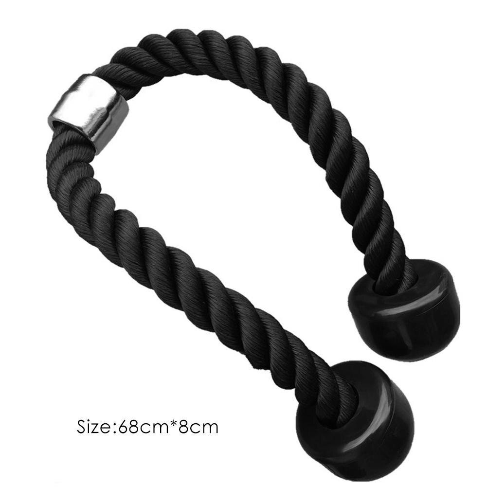 Tricep rep buken crunches kabel dra ner laterala biceps muskelträning fitness kroppsbyggnad gym pull rep
