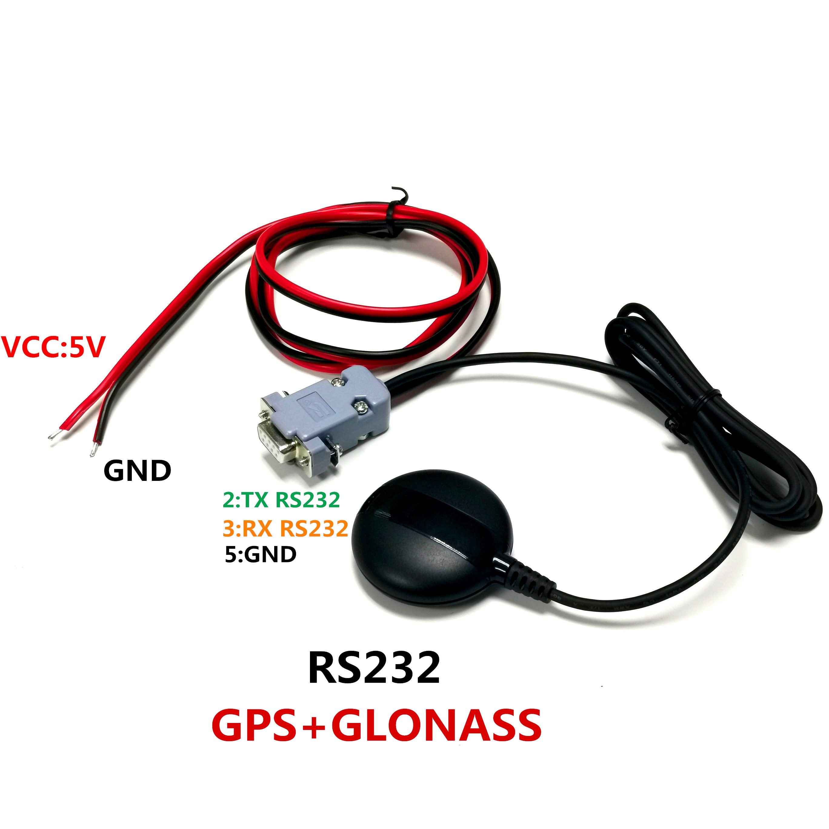 9600bps,NMEA-0183 ,5.0V RS-232 Niveau DB9 Vrouwelijke Connector RS232 Gps Glonass Ontvanger, Protocol RS232,4M Flash Topgnss