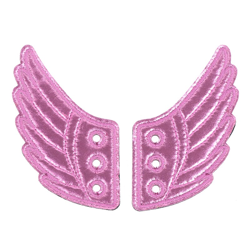 Kleurrijke Pu Schoen Accessoires Vleermuizen Glitter Black Angel Schoen Vleugels Ornament Show Halloween Party Fun Skate Schoenen Diy Decoraties: PK