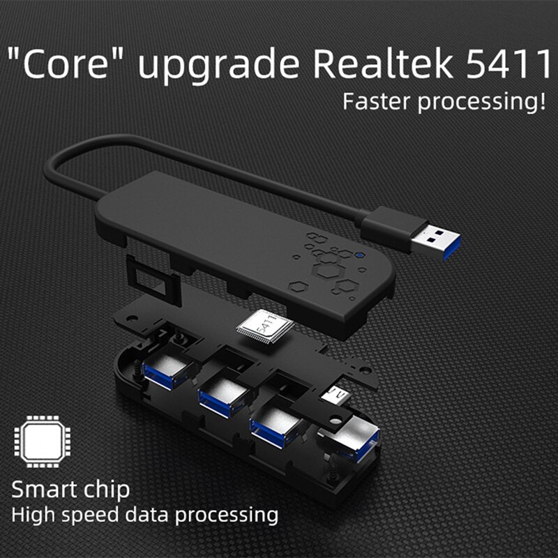 USB C Hub 3.0, 8 in 2 USB Hub 3.0 ultiport Adapter with SD & TF Card