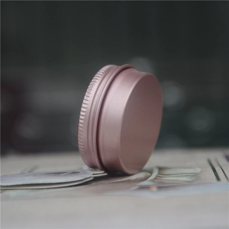 100 stuks/lot roségoudkleurig 15g aluminium potjes 15g aluminium blikken 15ml aluminium blikken potjes container
