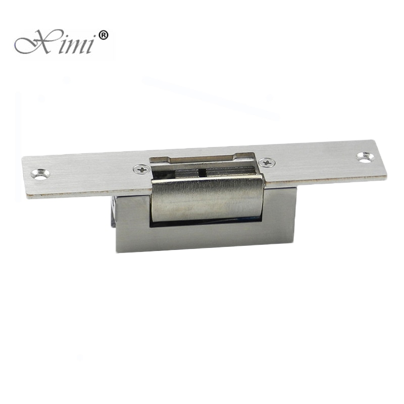 DC 12V Stainless Steel Strike Lock Fail-Secure Fail-Safe Electric Door Lock For Home Office Wood Metal Door Access Control