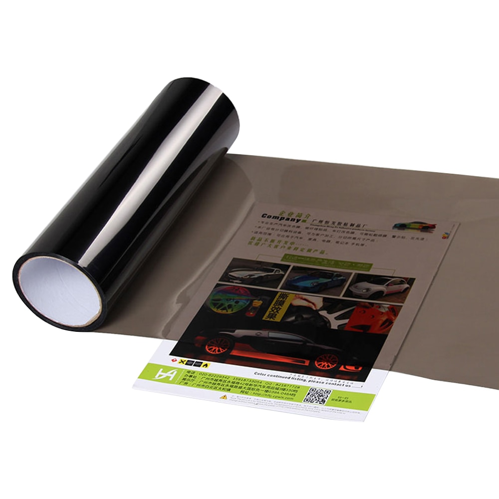 11 kleur Auto Licht Koplamp Achterlicht Tint Vinyl Film Sticker Vel Mistlamp Achterlicht Mat Rook Film 30x60 cm: Grey