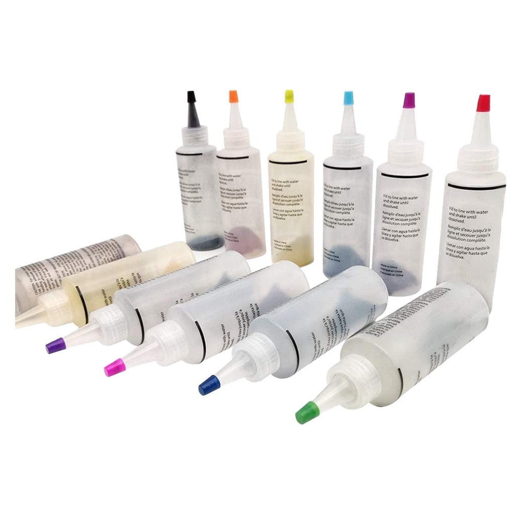 18 Flessen Tie-Dye Kit Katoen Linnen Kleding Kleurstoffen Niet Giftig Diy Dye Kit Verf Kleuren Kunst kleding Voor Kleurstoffen Verf D3