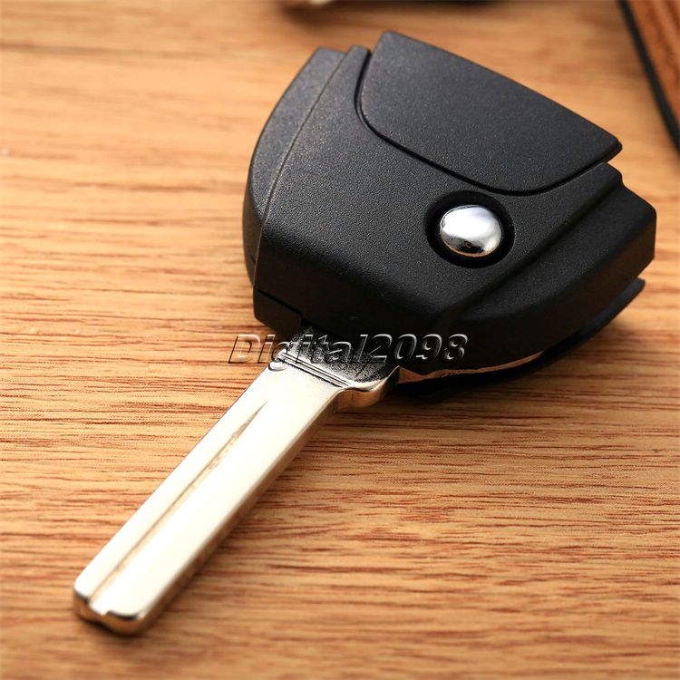Yetaha Vervanging Auto Remote Key Case Flip Sleutel Shell Hoofd Deel Met Ongesneden Blank Blade Key Cover Voor Volvo S60 s80 V70 XC70 XC90